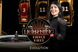 Игровой автомат Türkçe Lightning Rulet